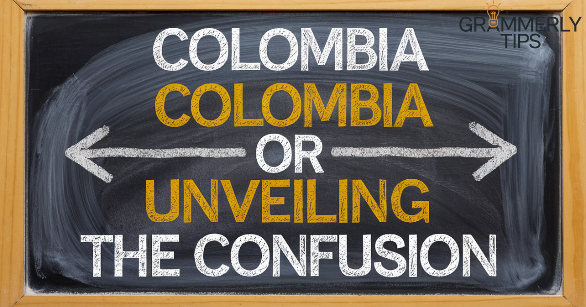 Colombia Or Columbia