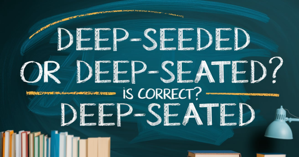 Deep-Seeded Or Deep-Seated