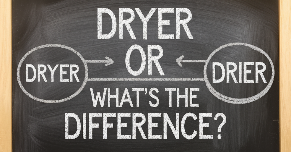 Dryer Or Drier