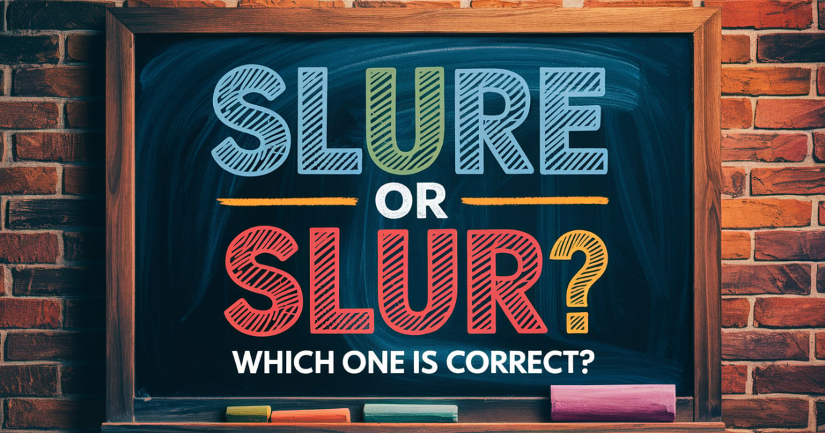 Slure Or Slur